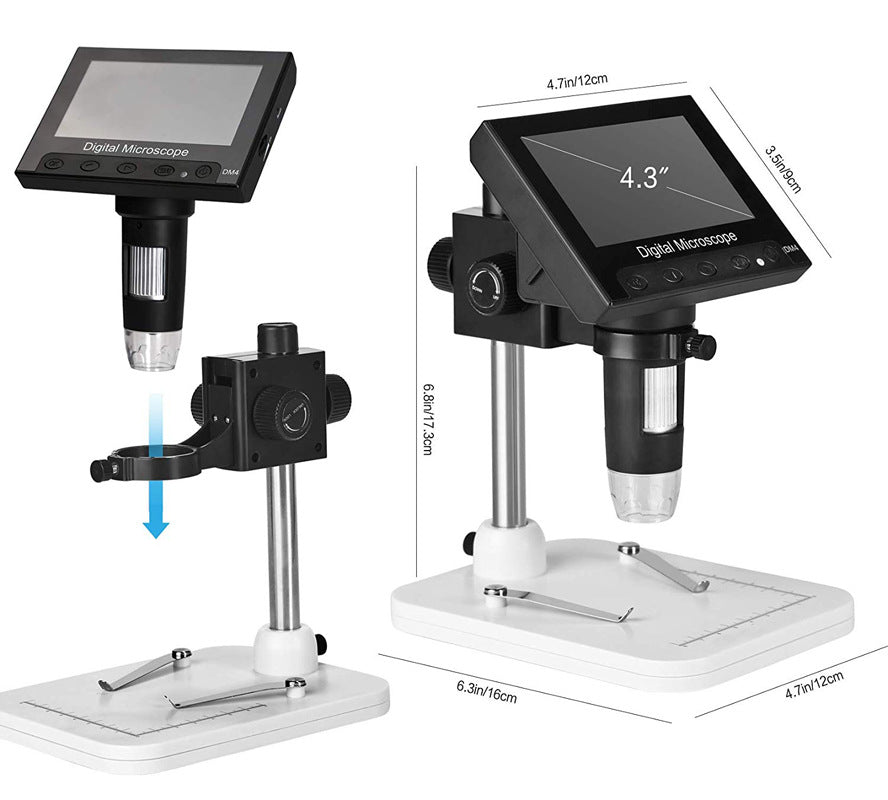 Microscope Numérique USB Haute Définition à Grand Écran